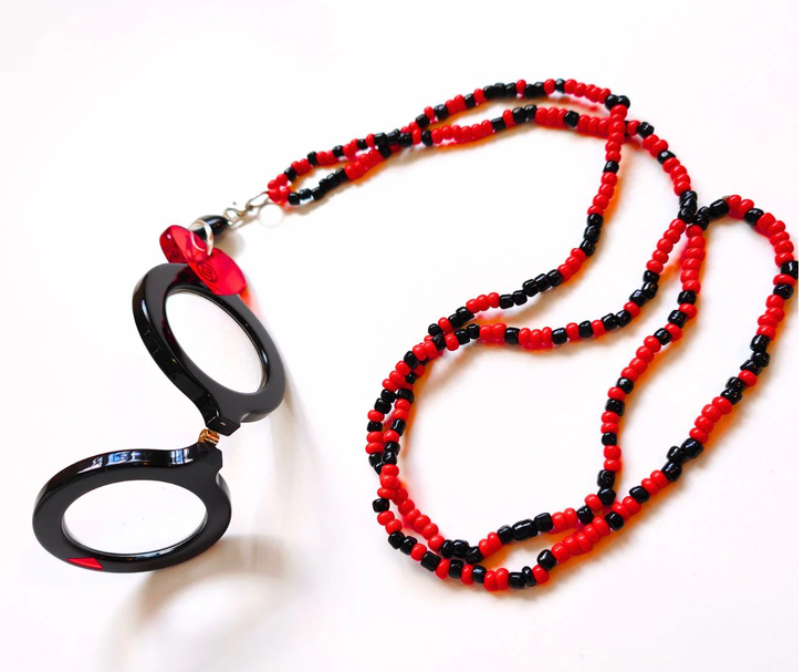 BLACK AND RED HEART