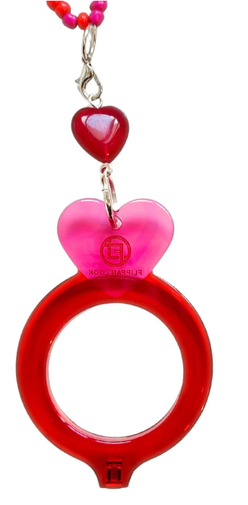 BLACK AND RED HEART